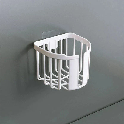 Wall-Mounted Toilet Paper Shelf – Punch-Free, Easy Install